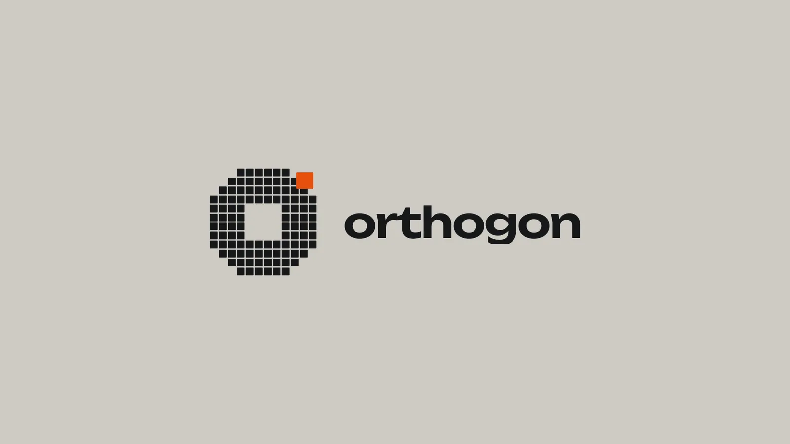 Logo set: Orthogon · end lockup